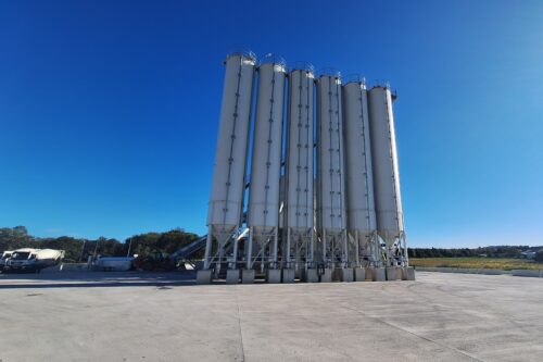 Front view of the Bergland plant